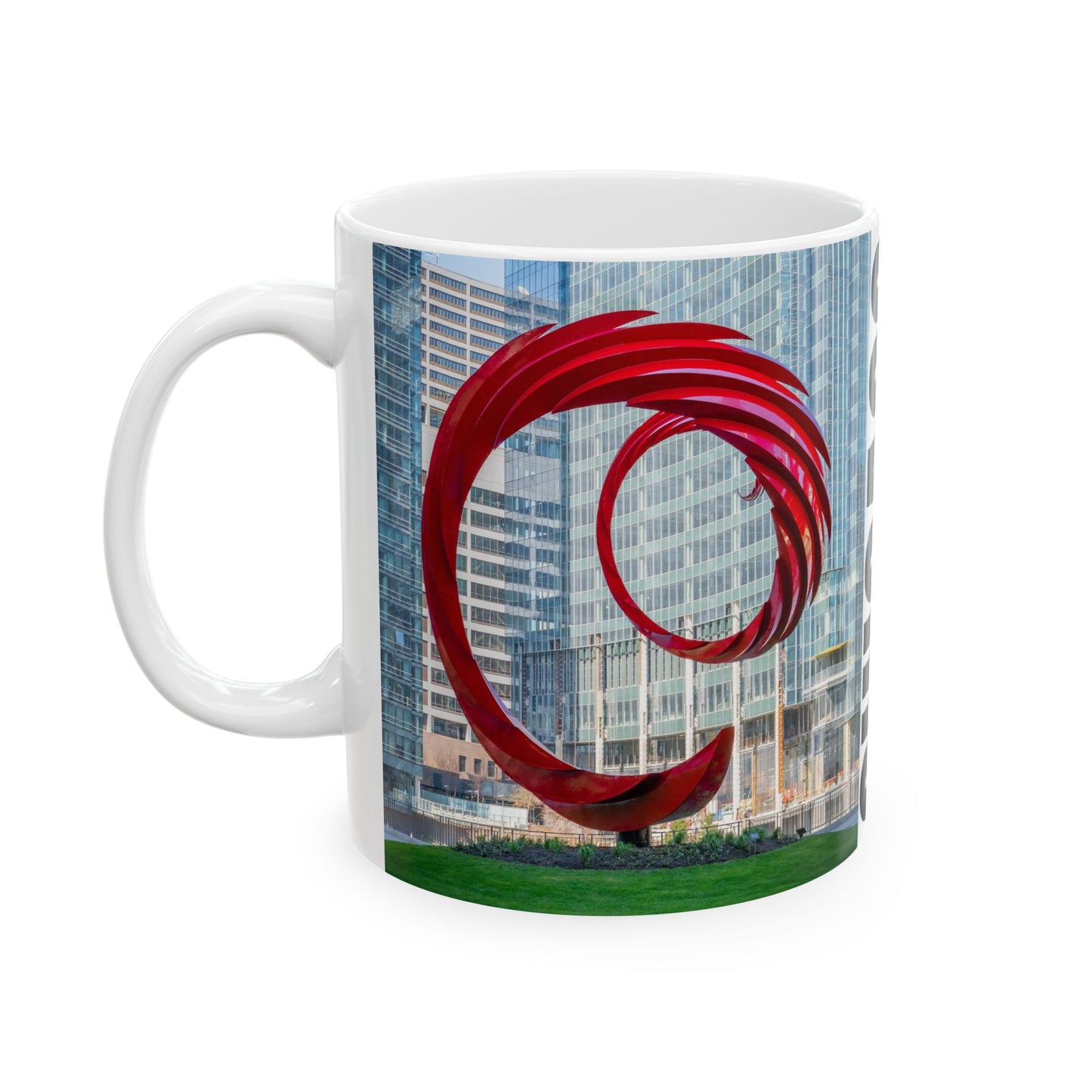 Chicago Coffee Mug, Coffee Gift for Her or Him, Coffee Cup Custom, Kitchen Decor, Small Office Gift, Gifts for Mom, Dad, Coworker, Employees