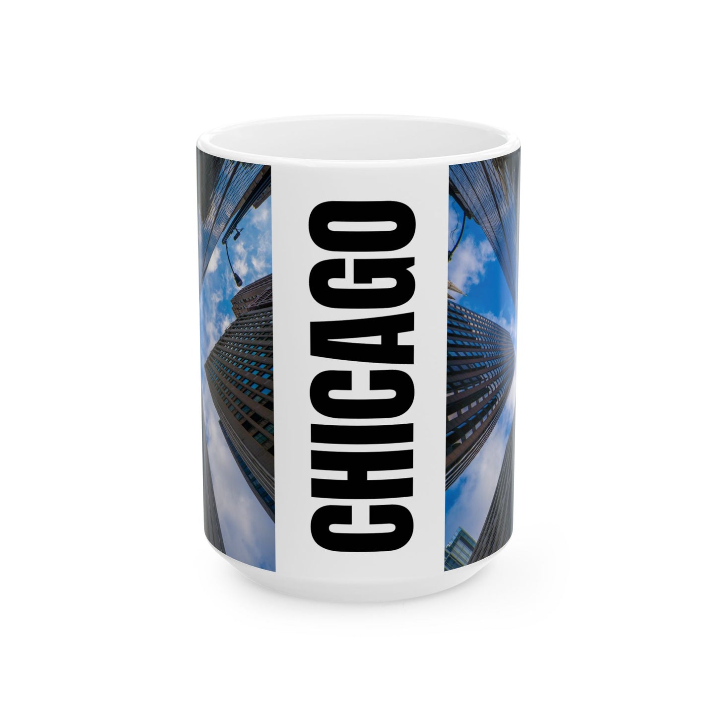 Chicago Coffee Mug, Coffee Gift for Her or Him, Coffee Cup Custom, Kitchen Decor, Small Office Gift, Gifts for Mom, Dad, Coworker, Employees