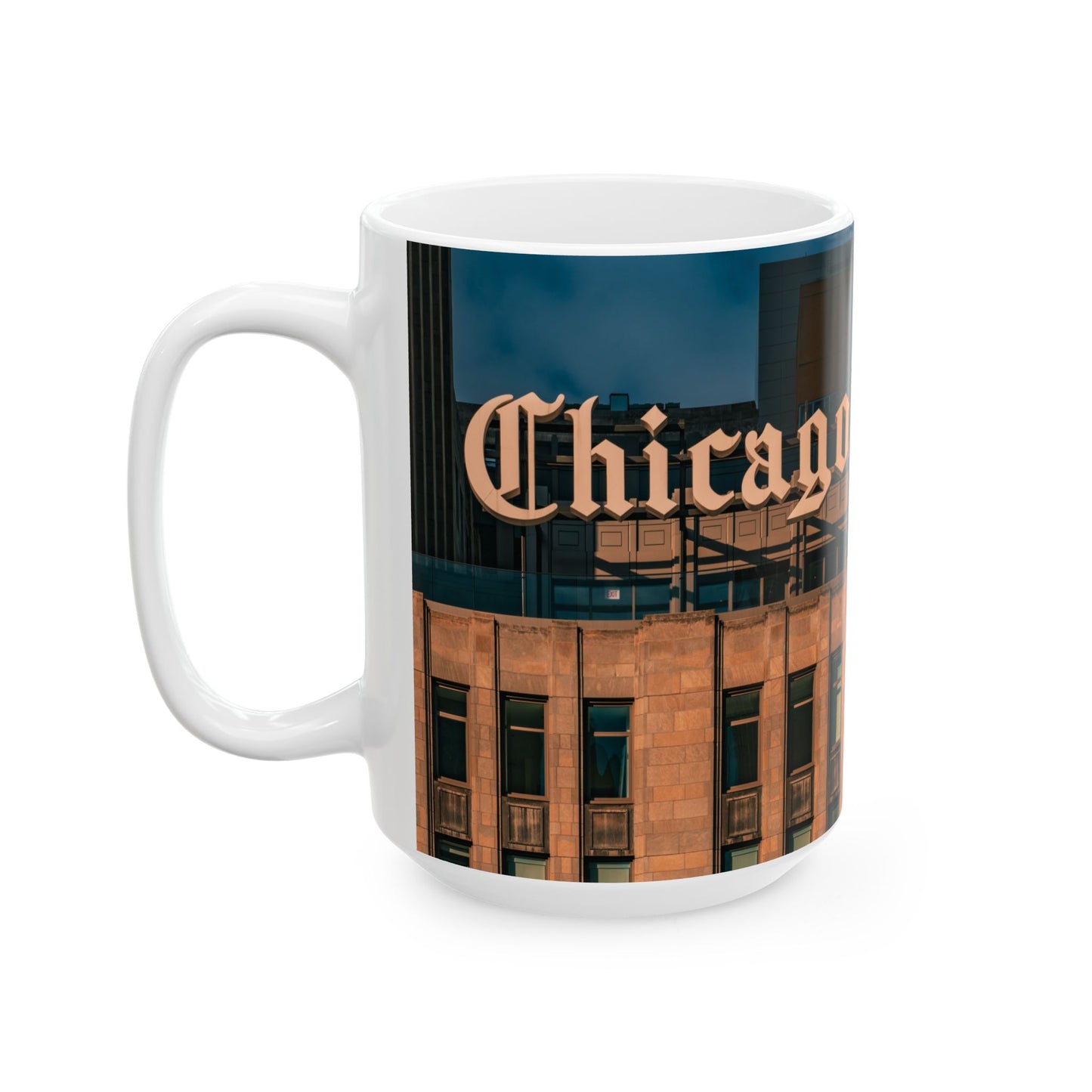 Chicago Coffee Mug, Coffee Gift for Her or Him, Coffee Cup Custom, Kitchen Decor, Small Office Gift, Gifts for Mom, Dad, Coworker, Employees