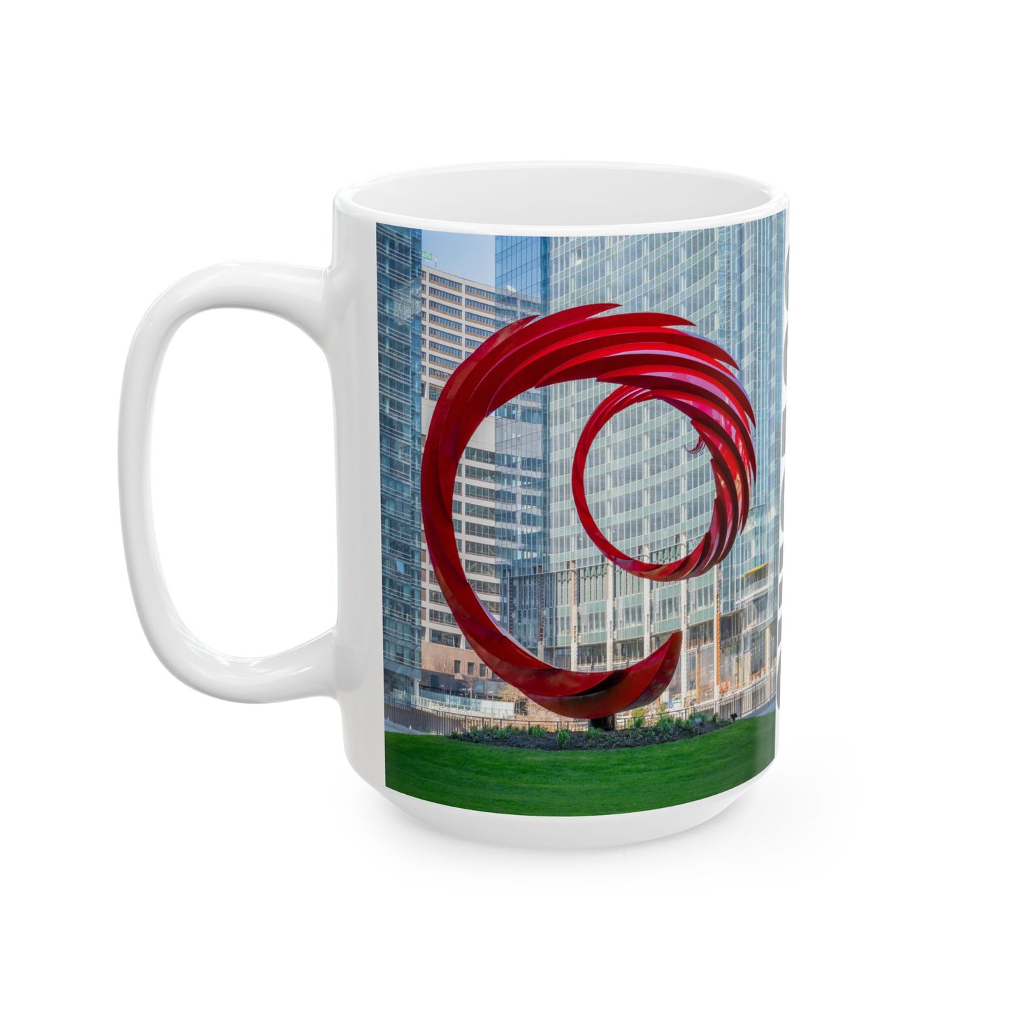 Chicago Coffee Mug, Coffee Gift for Her or Him, Coffee Cup Custom, Kitchen Decor, Small Office Gift, Gifts for Mom, Dad, Coworker, Employees