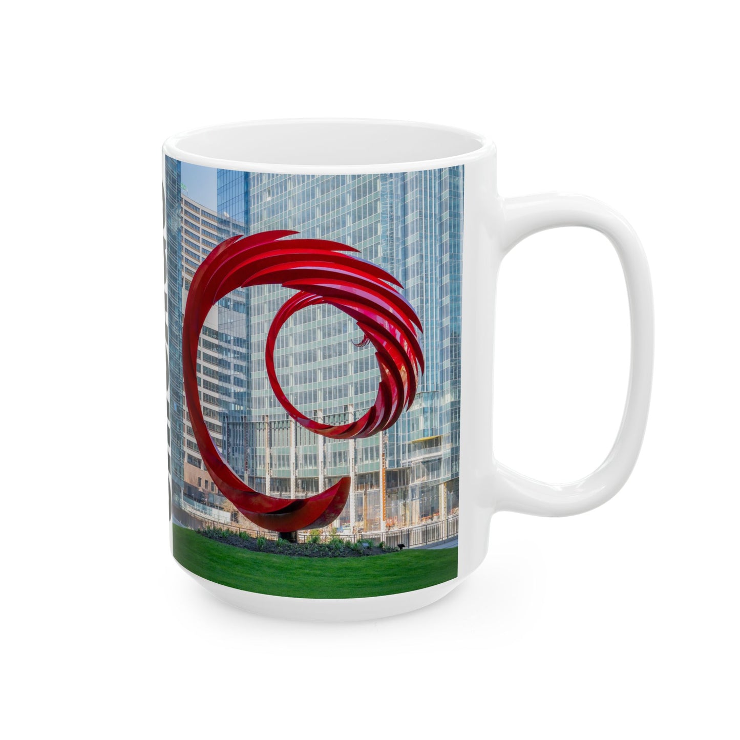 Chicago Coffee Mug, Coffee Gift for Her or Him, Coffee Cup Custom, Kitchen Decor, Small Office Gift, Gifts for Mom, Dad, Coworker, Employees