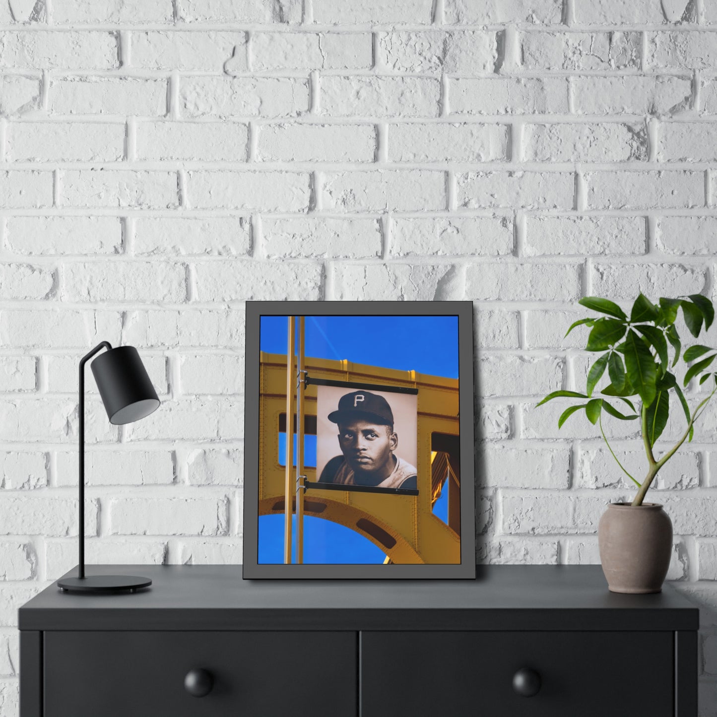 Own Pittsburgh: Limited Edition Roberto Clemente Photography Print – Featuring the Golden Triangle, Steelers, Penguins, Yellow Bridges & More – Fine Art, Semi-Gloss, or Matte – Framed or Unframed Luxury Wall Art
