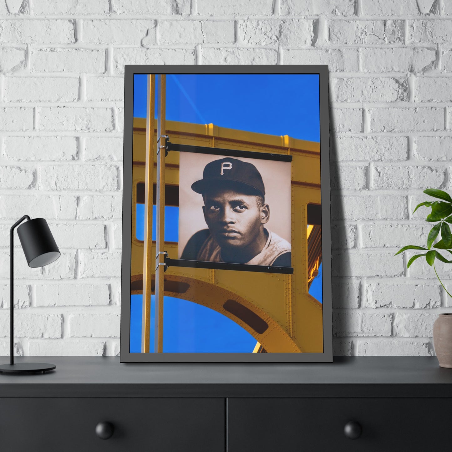 Own Pittsburgh: Limited Edition Roberto Clemente Photography Print – Featuring the Golden Triangle, Steelers, Penguins, Yellow Bridges & More – Fine Art, Semi-Gloss, or Matte – Framed or Unframed Luxury Wall Art