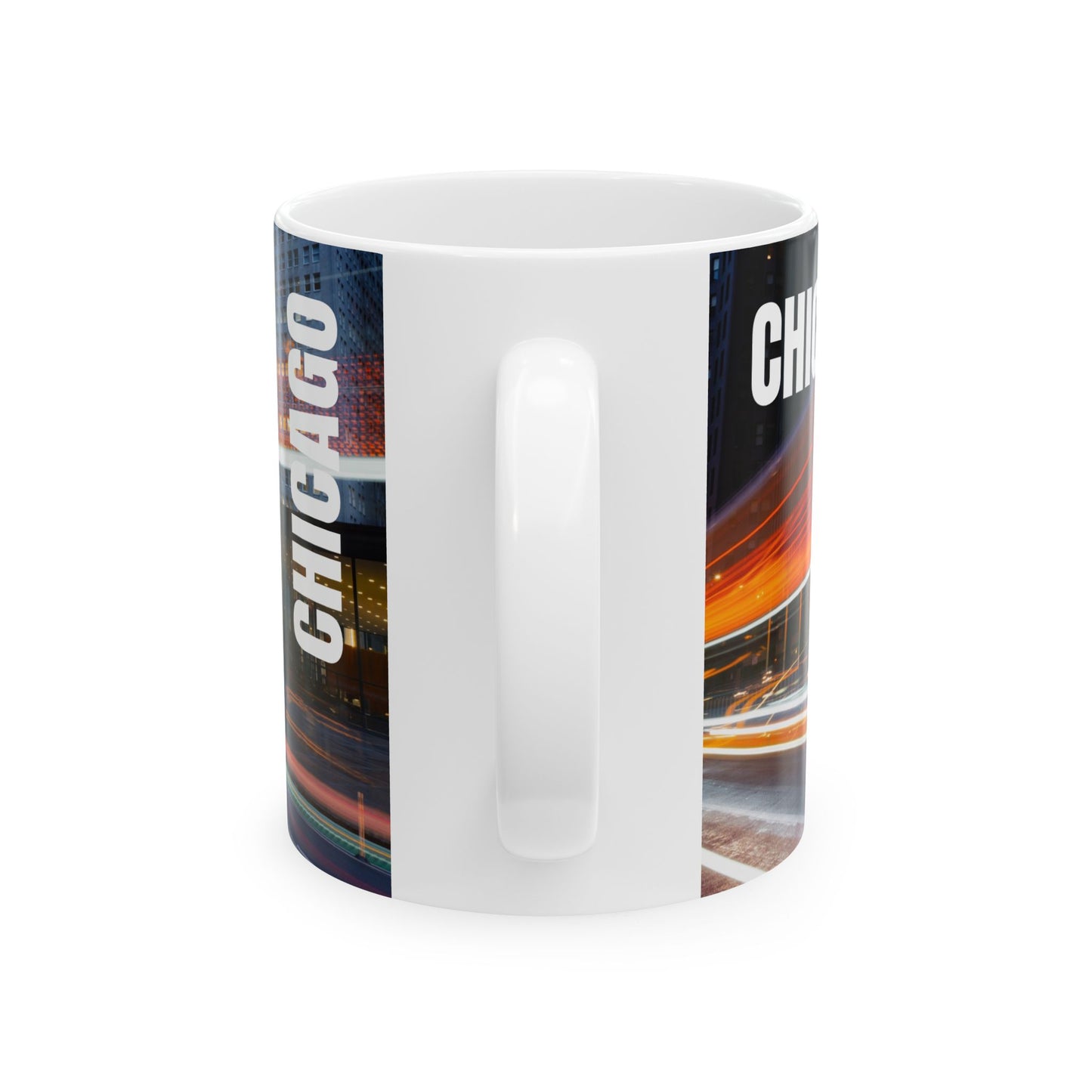 Chicago Coffee Mug, Coffee Gift for Her or Him, Coffee Cup Custom, Kitchen Decor, Small Office Gift, Gifts for Mom, Dad, Coworker, Employees