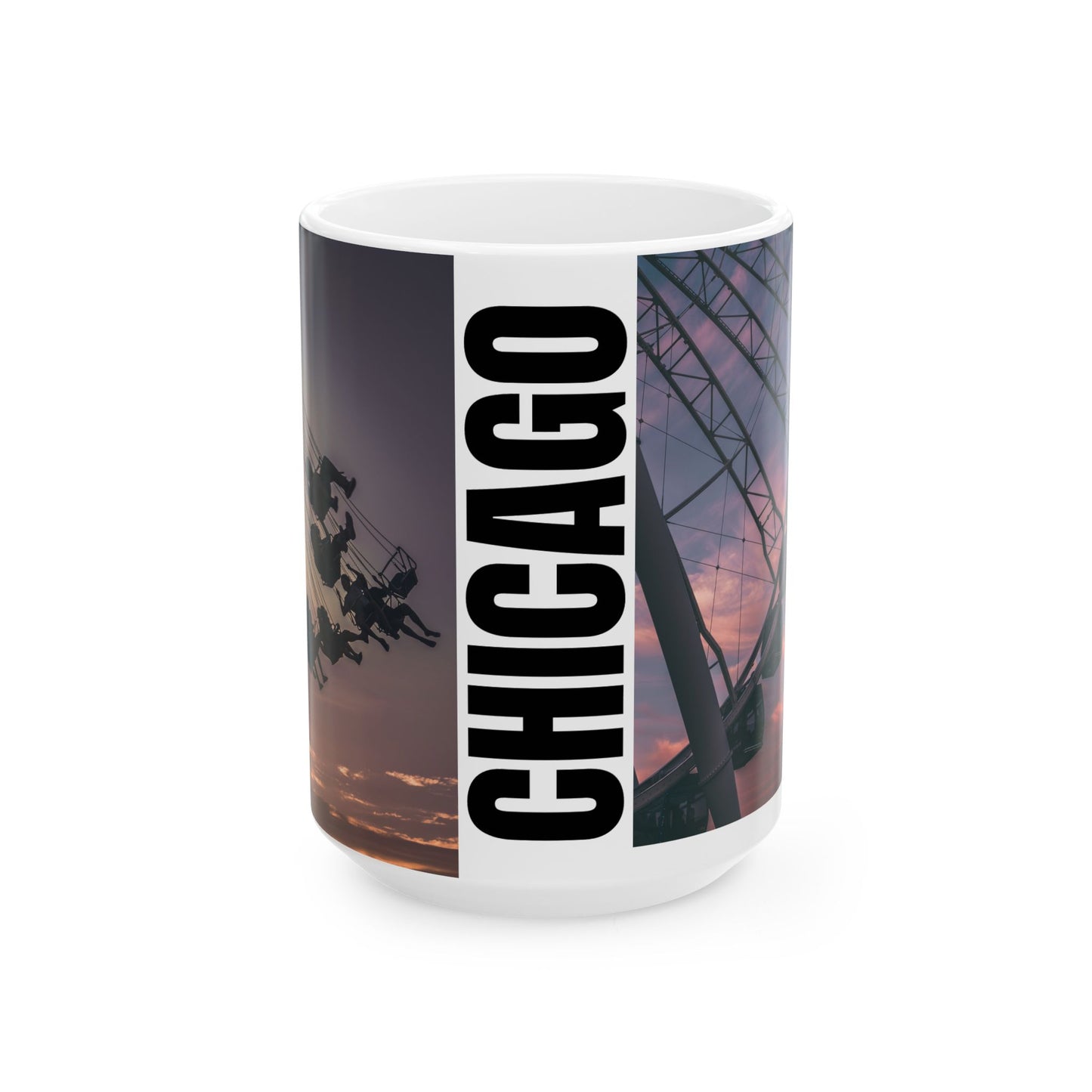 Chicago Coffee Mug, Coffee Gift for Her or Him, Coffee Cup Custom, Kitchen Decor, Small Office Gift, Gifts for Mom, Dad, Coworker, Employees