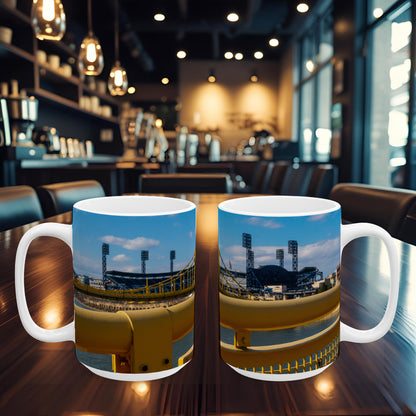 Coffee at PNC Park – Pittsburgh Skyline in Your Hands
