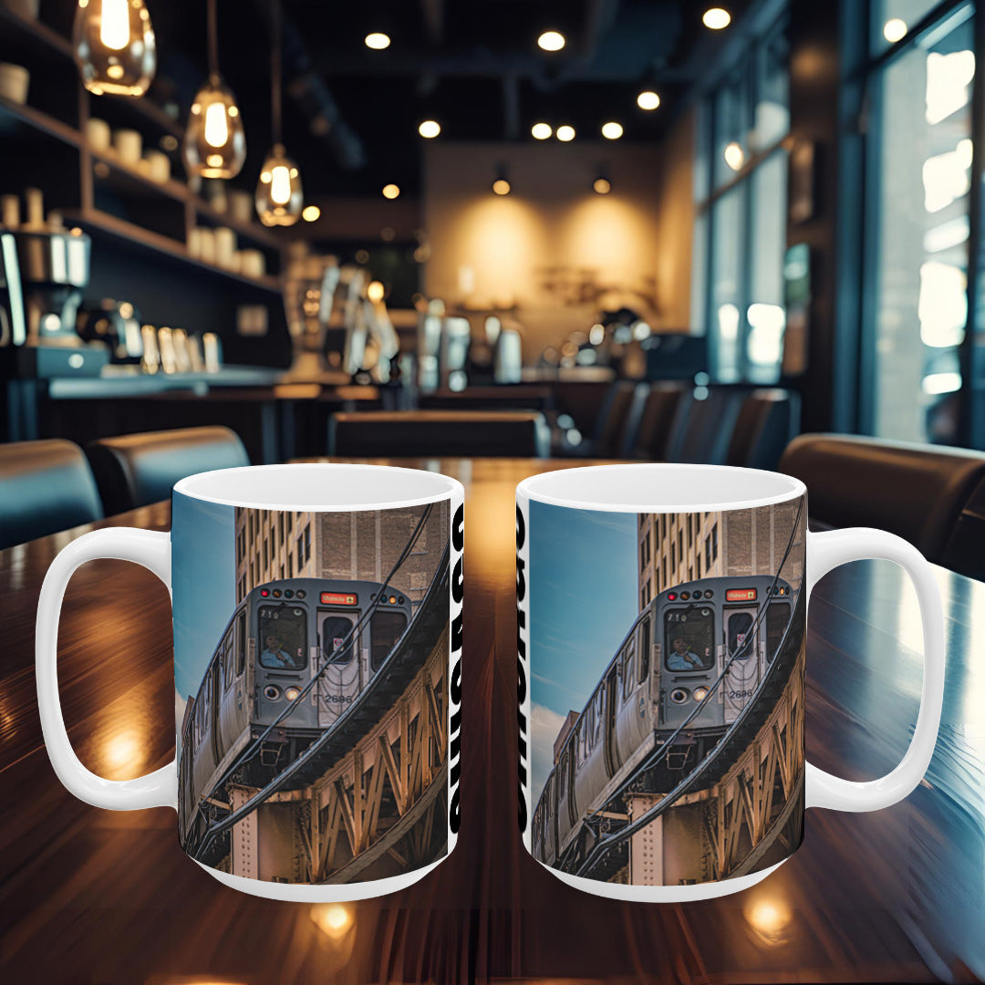 Chicago Coffee Mug, Coffee Gift for Her or Him, Coffee Cup Custom, Kitchen Decor, Small Office Gift, Gifts for Mom, Dad, Coworker, Employees