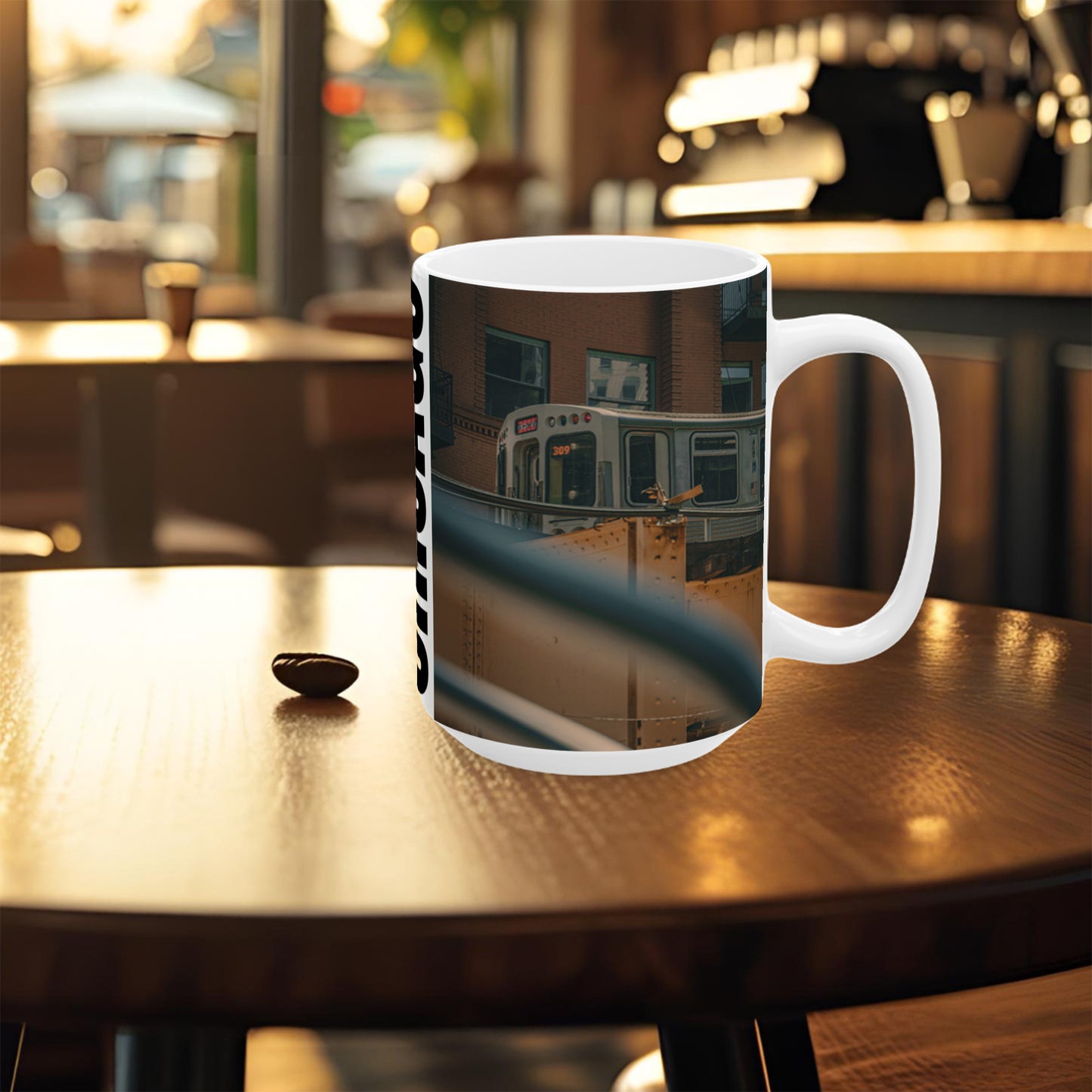 Chicago Coffee Mug, Coffee Gift for Her or Him, Coffee Cup Custom, Kitchen Decor, Small Office Gift, Gifts for Mom, Dad, Coworker, Employees