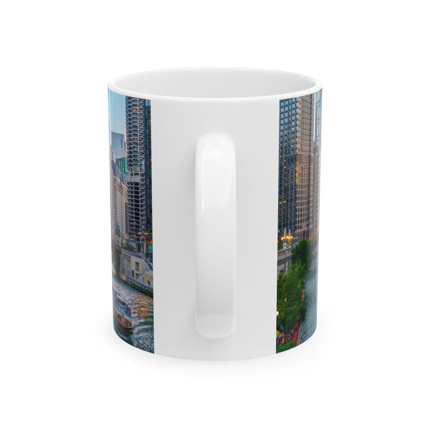Chicago Coffee Mug, Coffee Gift for Her or Him, Coffee Cup Custom, Kitchen Decor, Small Office Gift, Gifts for Mom, Dad, Coworker, Employees