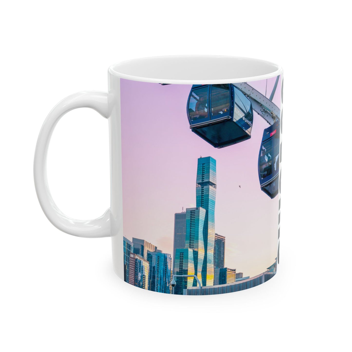 Chicago Coffee Mug, Coffee Gift for Her or Him, Coffee Cup Custom, Kitchen Decor, Small Office Gift, Gifts for Mom, Dad, Coworker, Employees