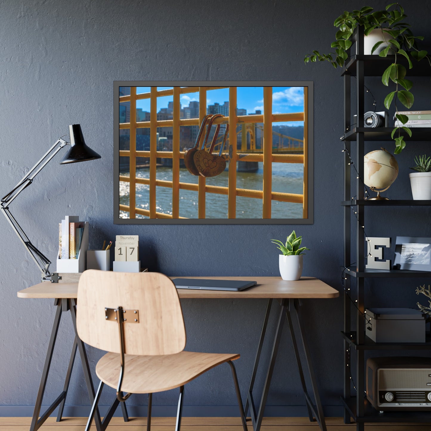 Copy of Own Pittsburgh: Limited Edition 2 Lovers in Pittsburgh Cityscape Photography Print – Featuring the Golden Triangle, Steelers, Penguins, Yellow Bridges & More – Fine Art, Semi-Gloss, or Matte – Framed or Unframed Luxury Wall Art