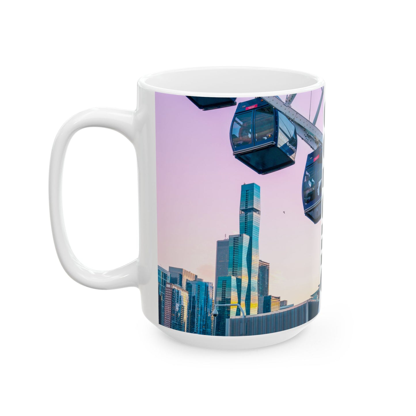 Chicago Coffee Mug, Coffee Gift for Her or Him, Coffee Cup Custom, Kitchen Decor, Small Office Gift, Gifts for Mom, Dad, Coworker, Employees