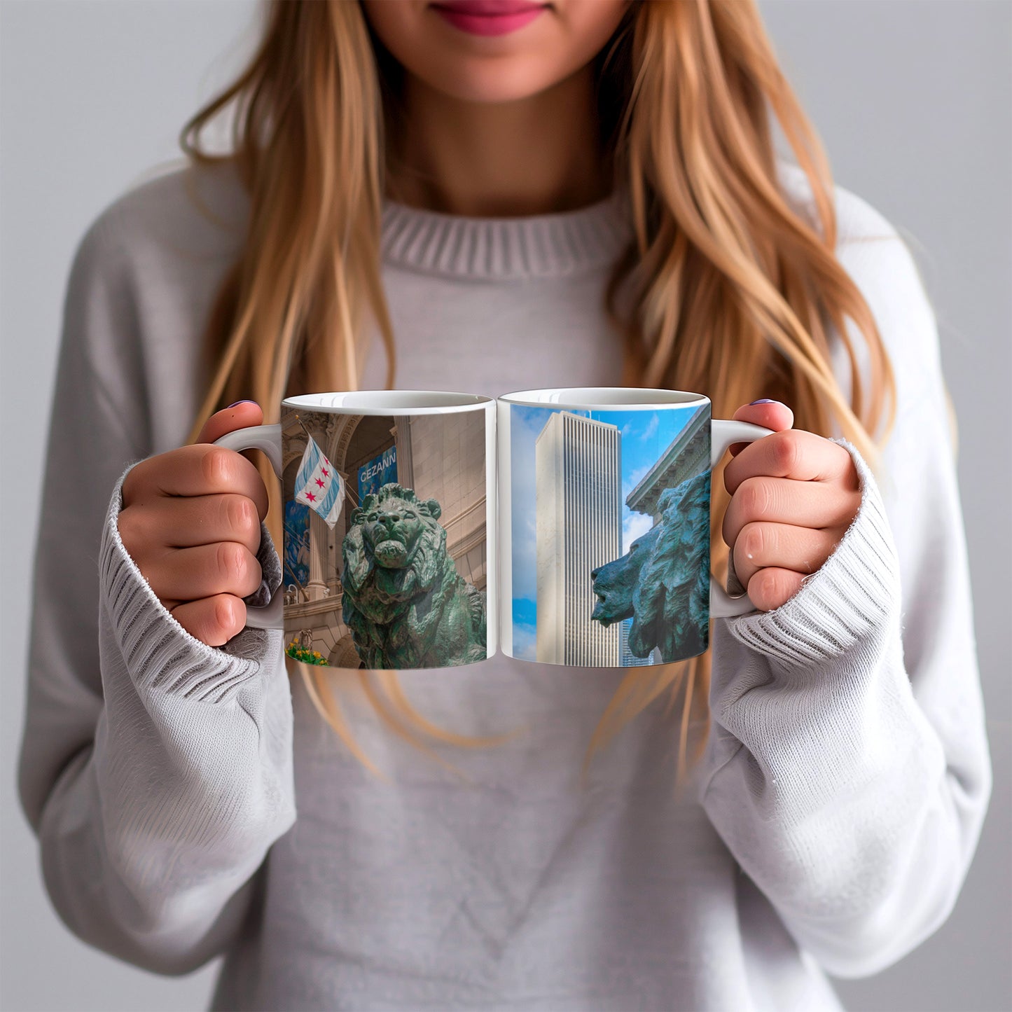 Chicago Lions Coffee Mug – Real City Photography | 11oz & 15oz Ceramic Mug