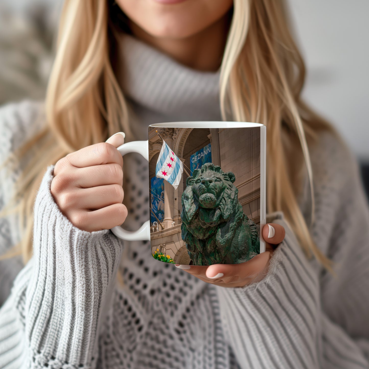 Chicago Lions Coffee Mug – Real City Photography | 11oz & 15oz Ceramic Mug