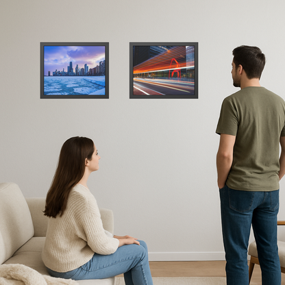 Celebrate the city you call home – Chicago style, framed perfectly