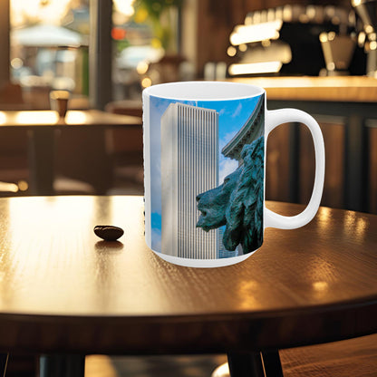 Chicago Lions Coffee Mug – Real City Photography | 11oz & 15oz Ceramic Mug