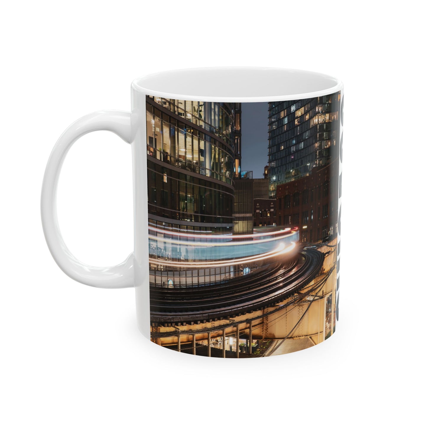Chicago Coffee Mug, Coffee Gift for Her or Him, Coffee Cup Custom, Kitchen Decor, Small Office Gift, Gifts for Mom, Dad, Coworker, Employees