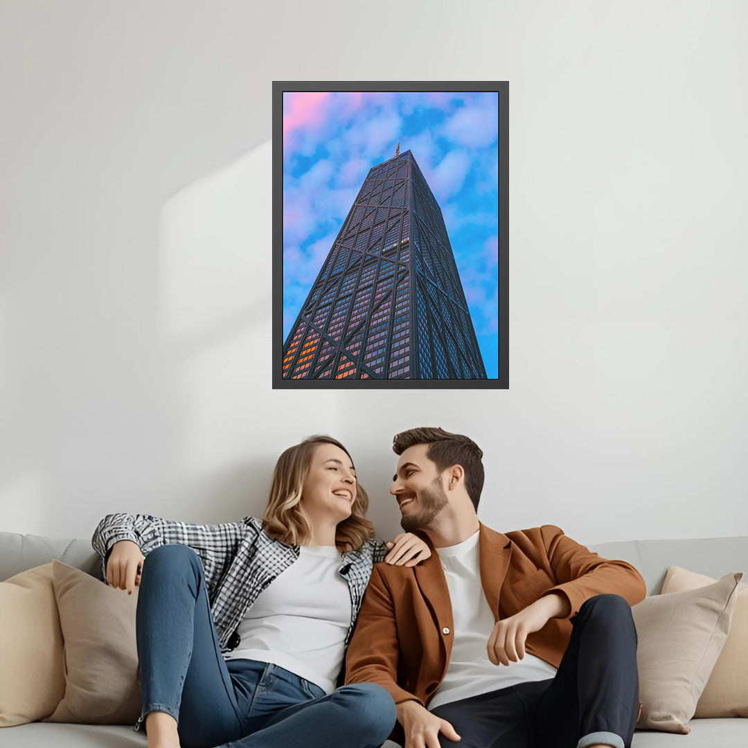 Touch the Clouds – The Hancock Building, Chicago’s Icon in Frame