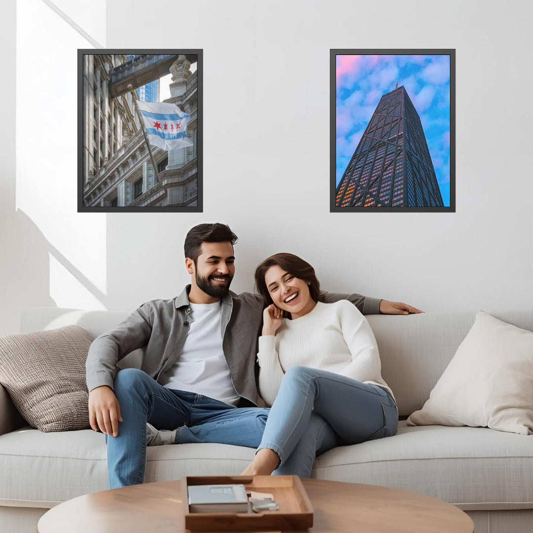 Touch the Clouds – The Hancock Building, Chicago’s Icon in Frame