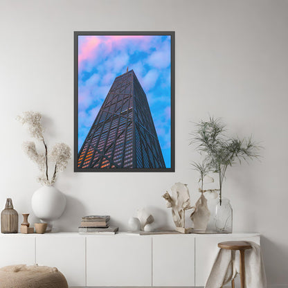 Touch the Clouds – The Hancock Building, Chicago’s Icon in Frame