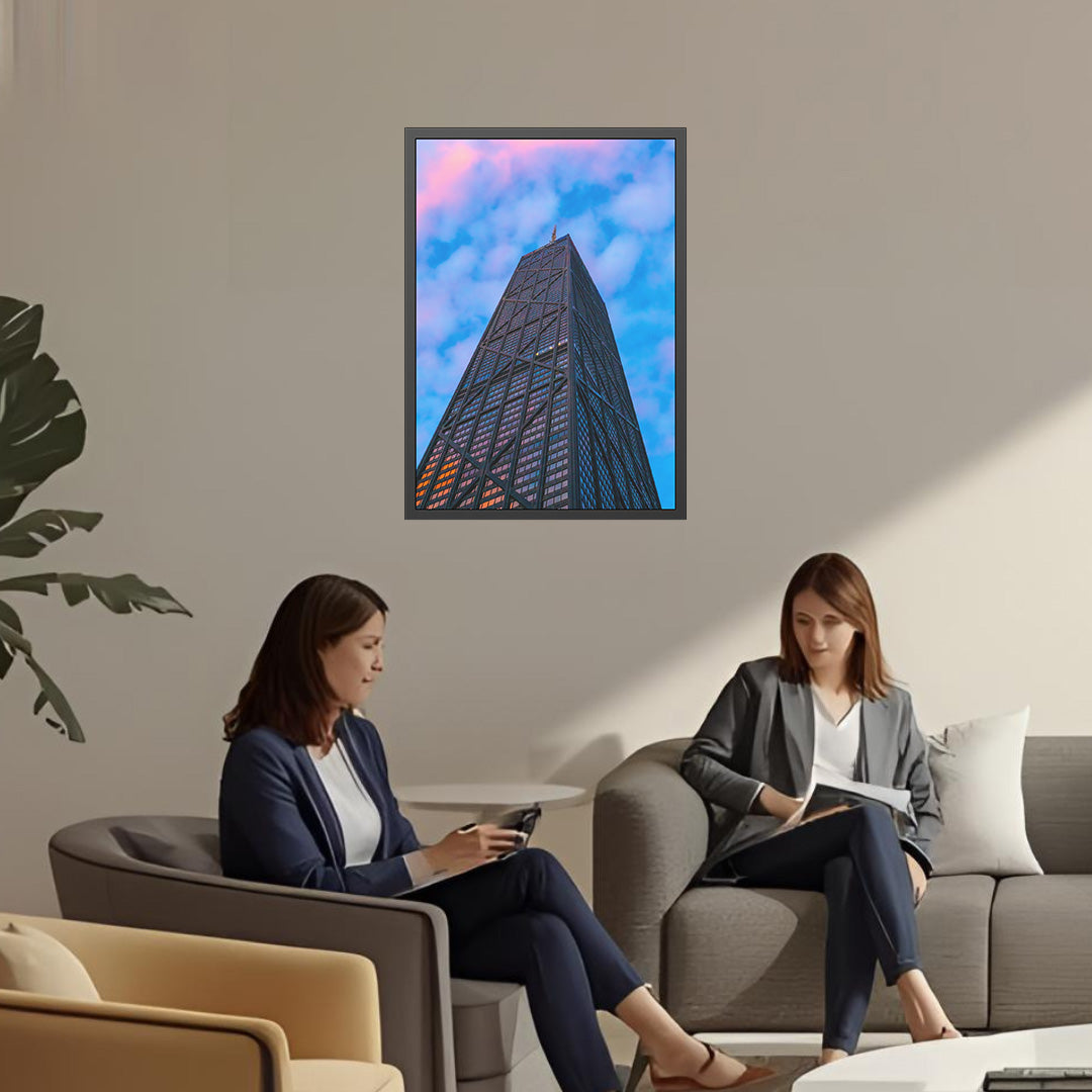 Touch the Clouds – The Hancock Building, Chicago’s Icon in Frame