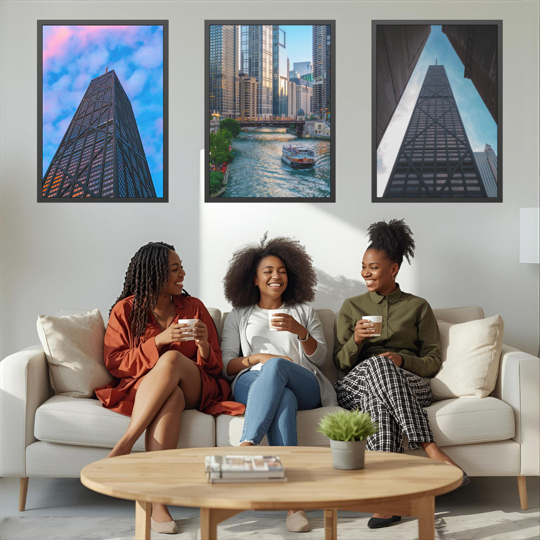Touch the Clouds – The Hancock Building, Chicago’s Icon in Frame