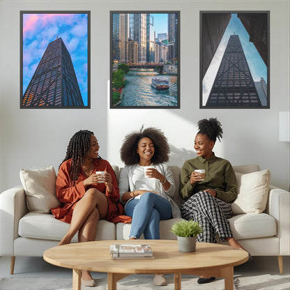 Touch the Clouds – The Hancock Building, Chicago’s Icon in Frame