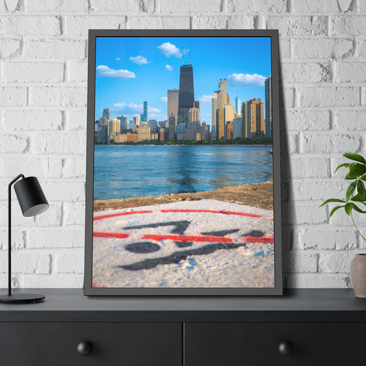 Own Chicago: No Diving Limited Edition Cityscape Photography Print – Fine Art, Semi-Gloss, or Matte – Framed or Unframed Luxury Wall Art