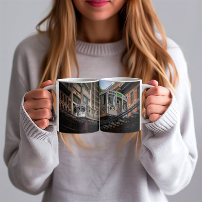 Chicago L-Train Coffee Mug – Real City Photography | 11oz & 15oz Ceramic Mug