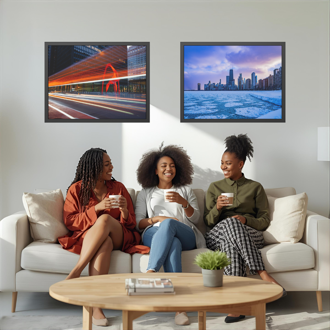 Celebrate the city you call home – Chicago style, framed perfectly