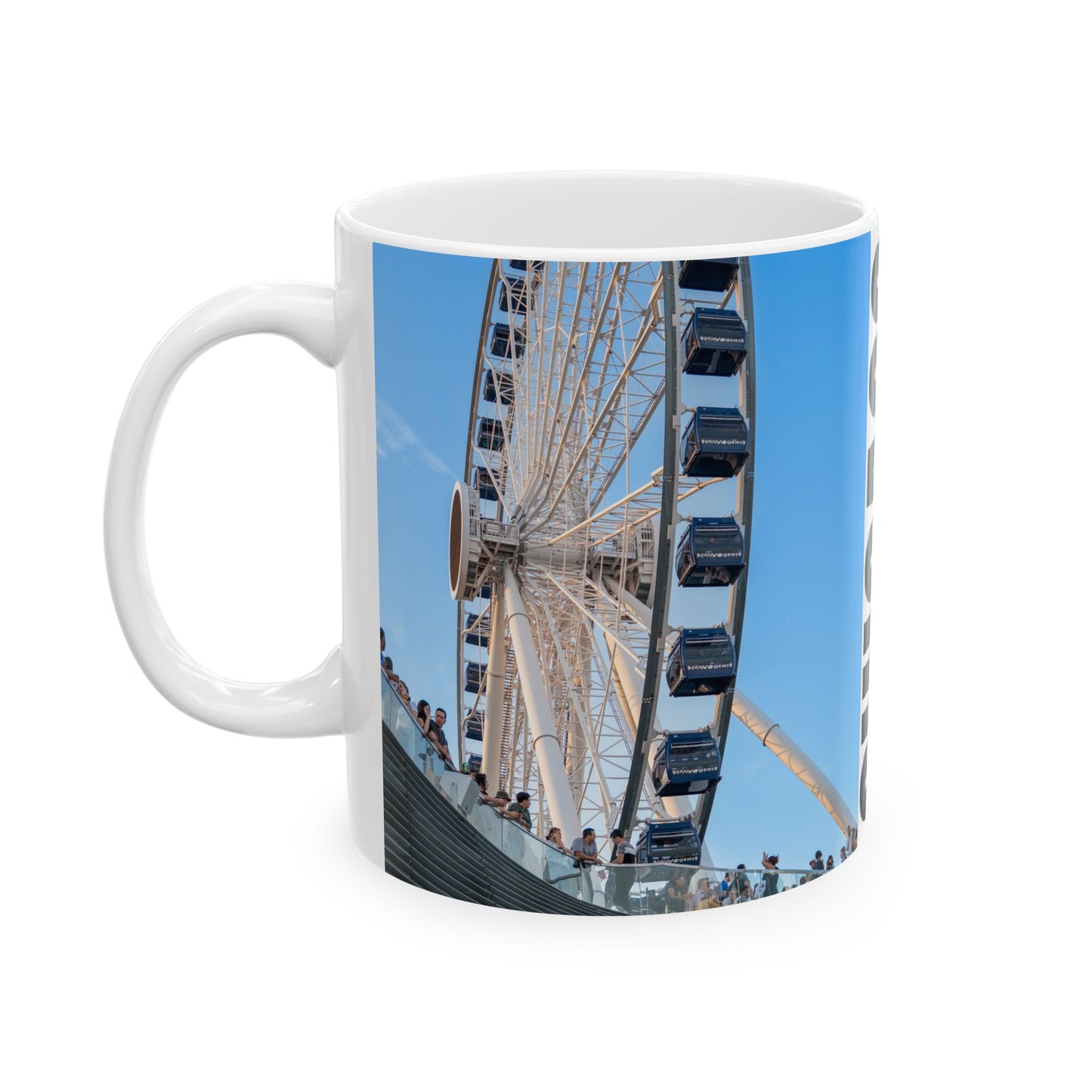 Chicago Coffee Mug, Coffee Gift for Her or Him, Coffee Cup Custom, Kitchen Decor, Small Office Gift, Gifts for Mom, Dad, Coworker, Employees