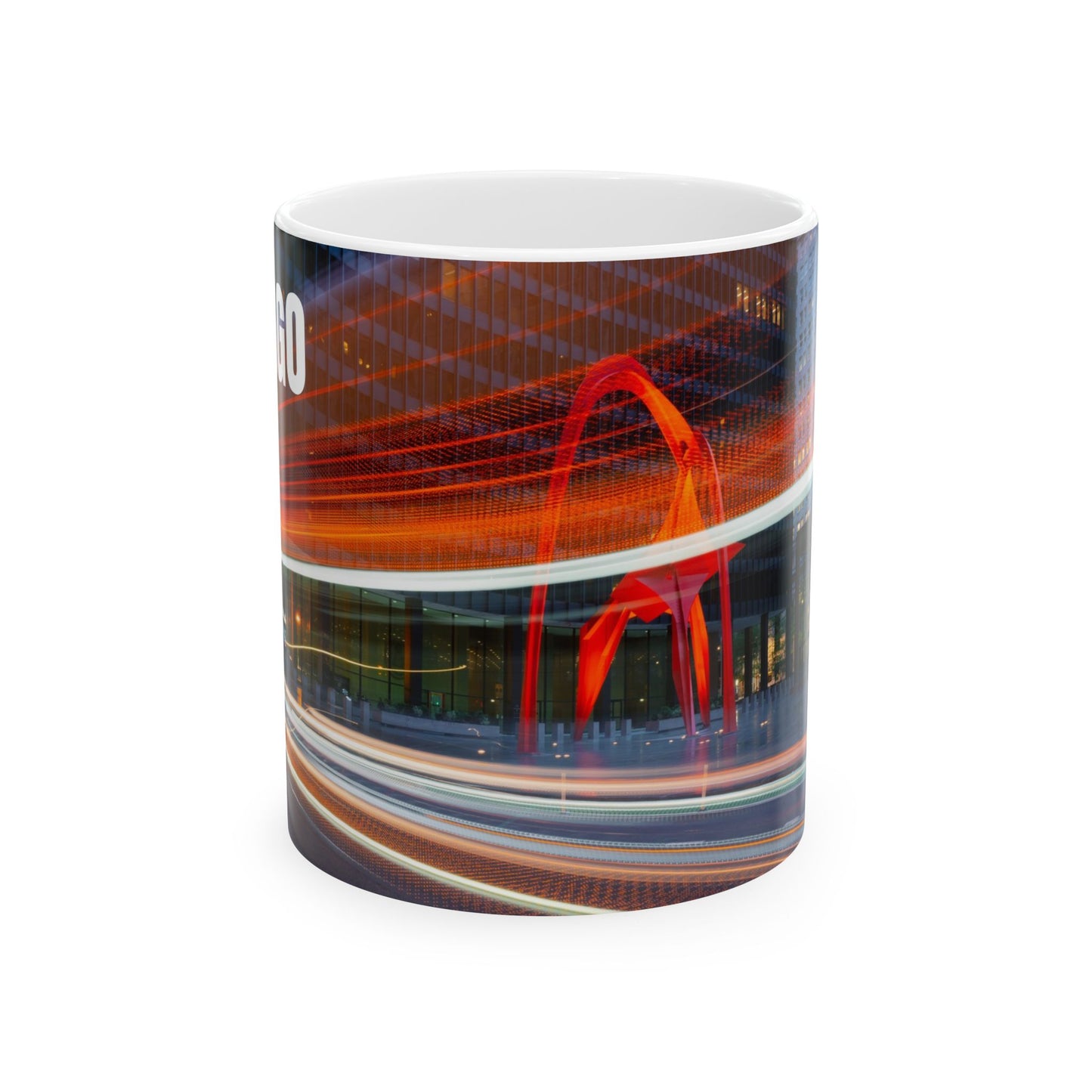 Chicago Coffee Mug, Coffee Gift for Her or Him, Coffee Cup Custom, Kitchen Decor, Small Office Gift, Gifts for Mom, Dad, Coworker, Employees