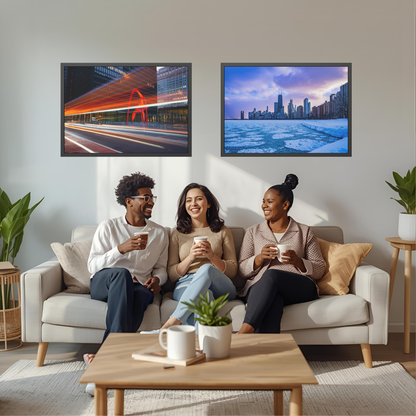 Celebrate the city you call home – Chicago style, framed perfectly