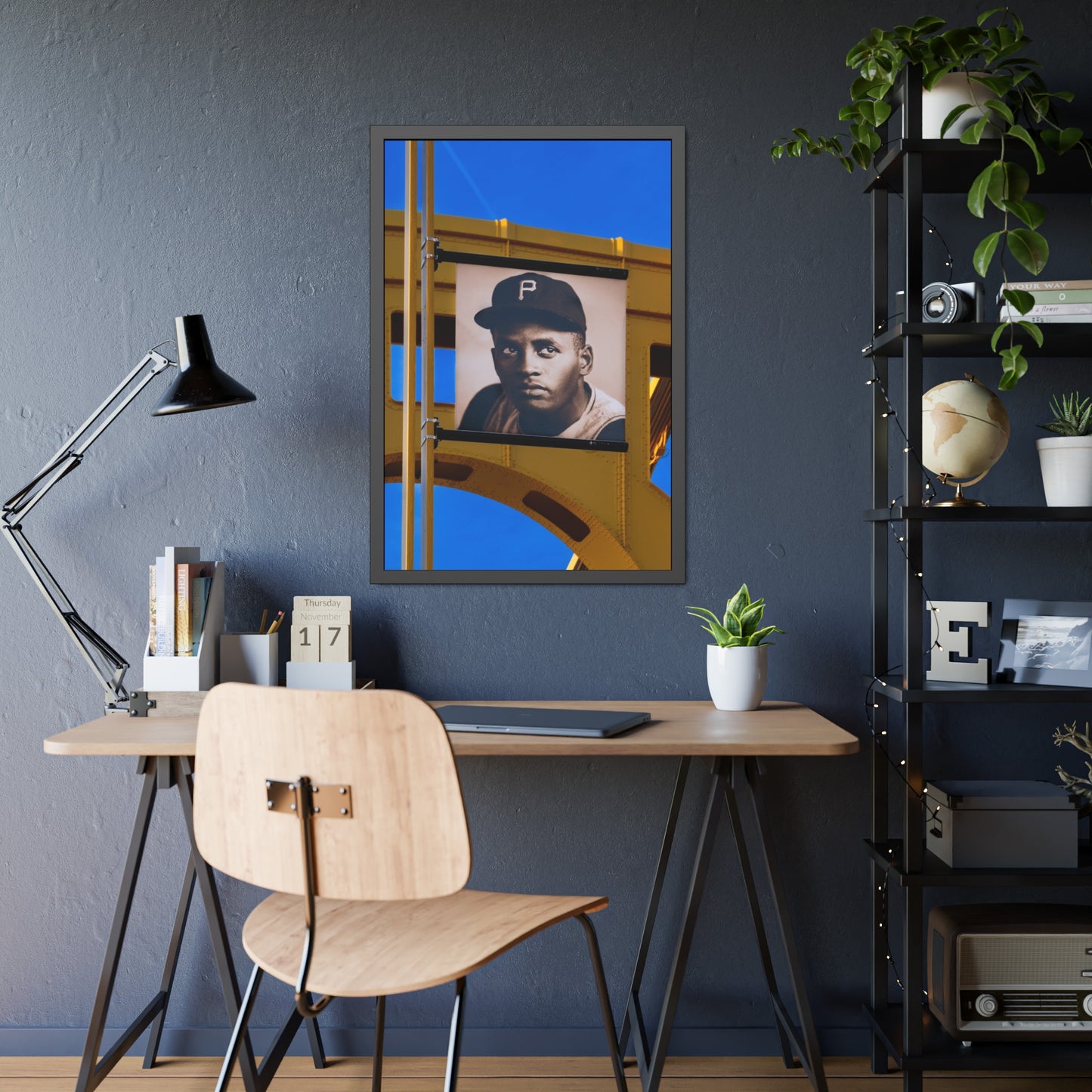 Own Pittsburgh: Limited Edition Roberto Clemente Photography Print – Featuring the Golden Triangle, Steelers, Penguins, Yellow Bridges & More – Fine Art, Semi-Gloss, or Matte – Framed or Unframed Luxury Wall Art