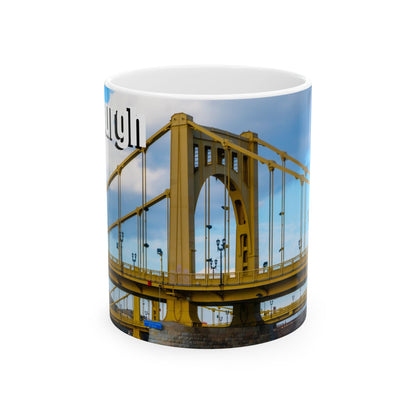 Morning Coffee Meets Pittsburgh Iconic Views – Yellow Bridges Forever