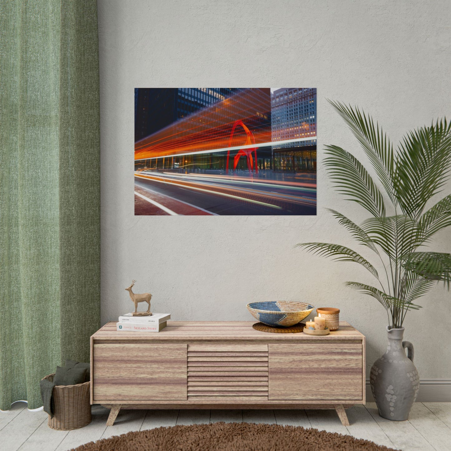 Flamingo Streaks – Unframed Matte Photography Print