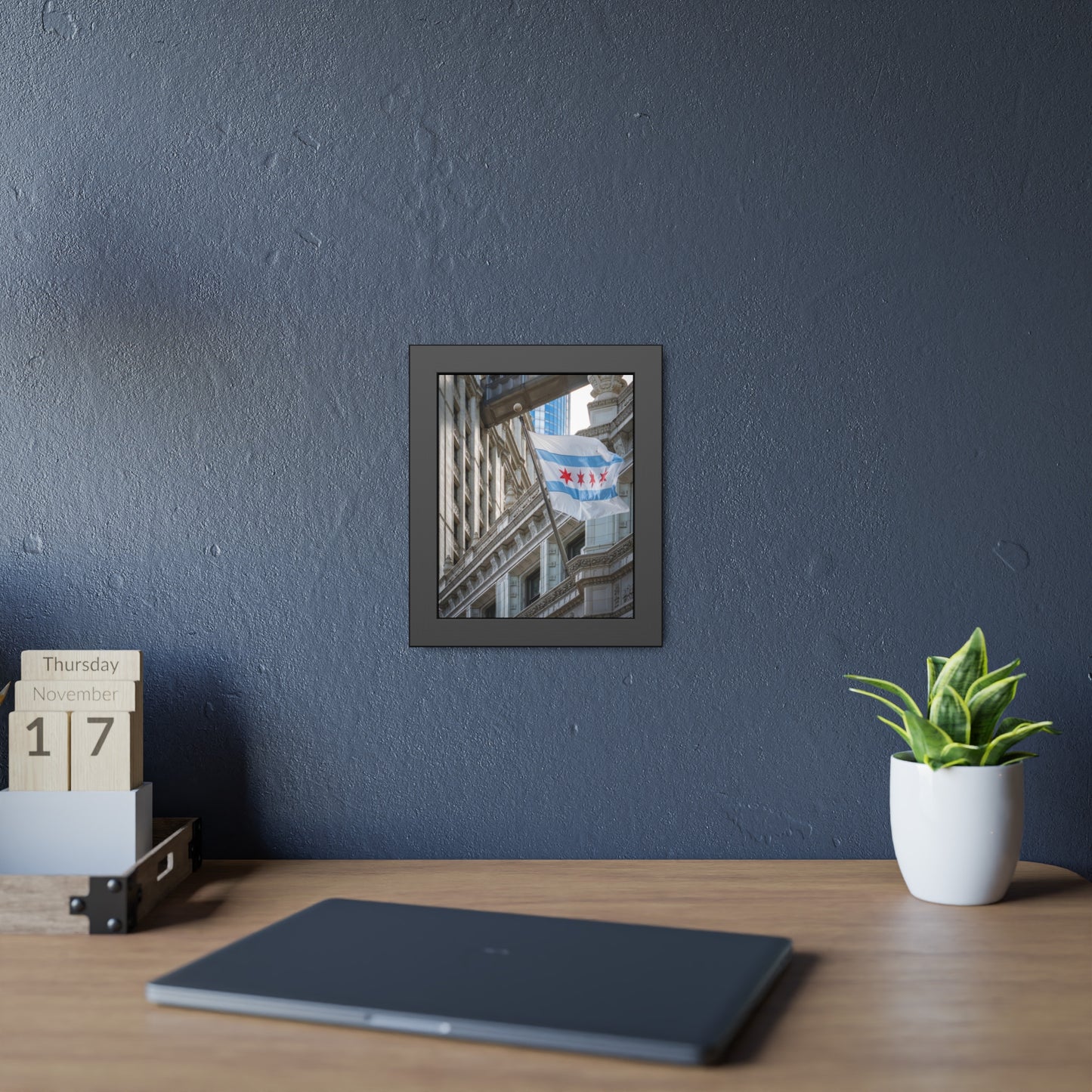 Own Chicago: Chicago Flag Limited Edition Cityscape Photography Print – Fine Art, Semi-Gloss, or Matte – Framed or Unframed Luxury Wall Art