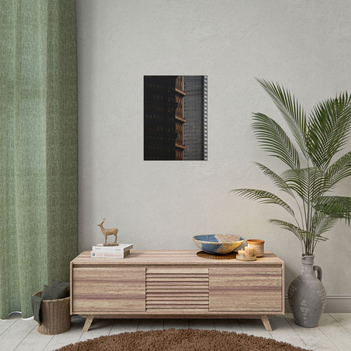 Shadows of a city – Unframed Matte Photography Print