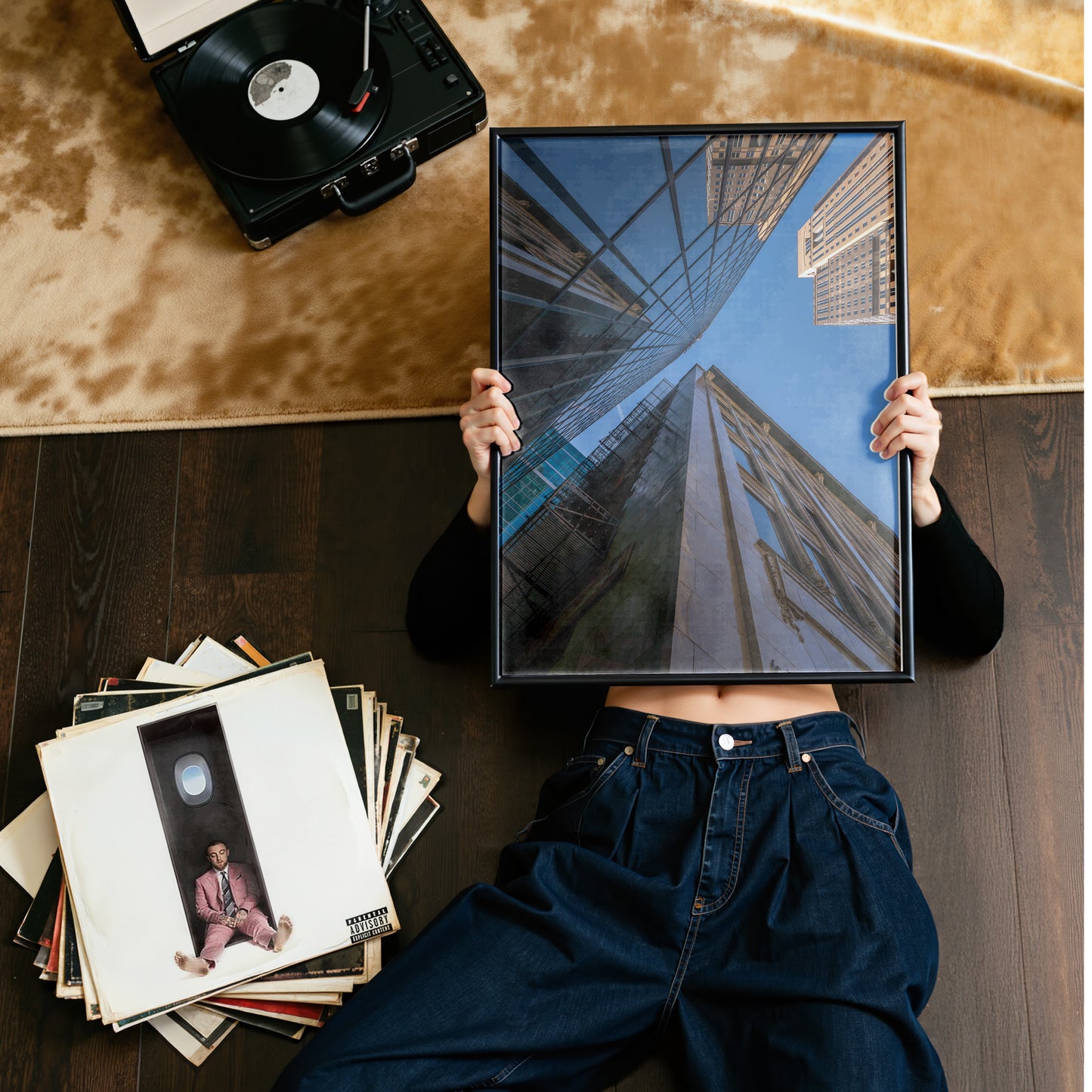 Framed by the Sky – Modern City Photography Print