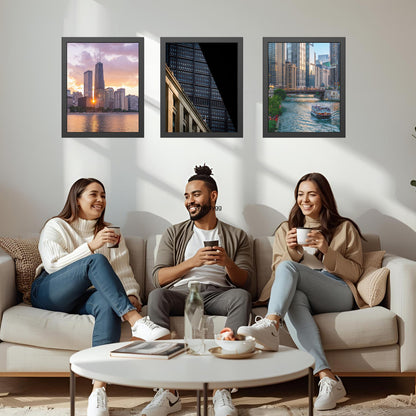 A city in layers  – Unframed Semi-Gloss Photography Print