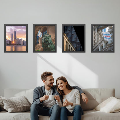 A city in layers  – Unframed Semi-Gloss Photography Print