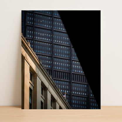 A city in layers  – Unframed Semi-Gloss Photography Print