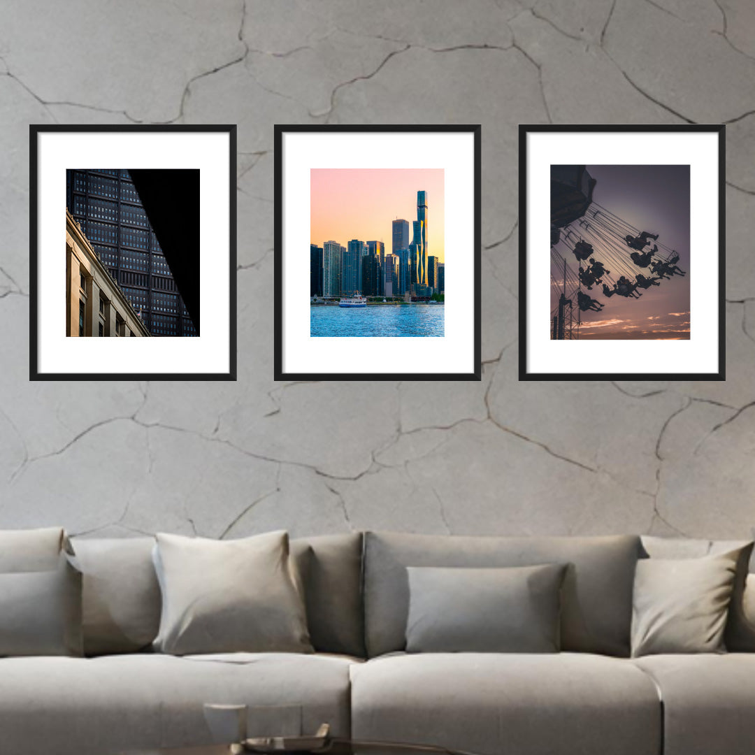 A city in layers  – Unframed Semi-Gloss Photography Print