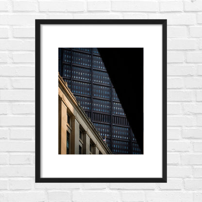 A city in layers  – Unframed Semi-Gloss Photography Print