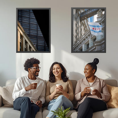 A city in layers  – Unframed Semi-Gloss Photography Print