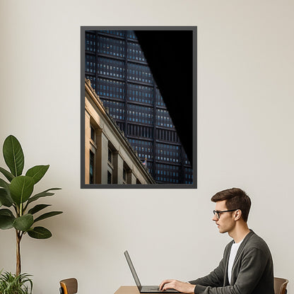 A city in layers  – Unframed Semi-Gloss Photography Print