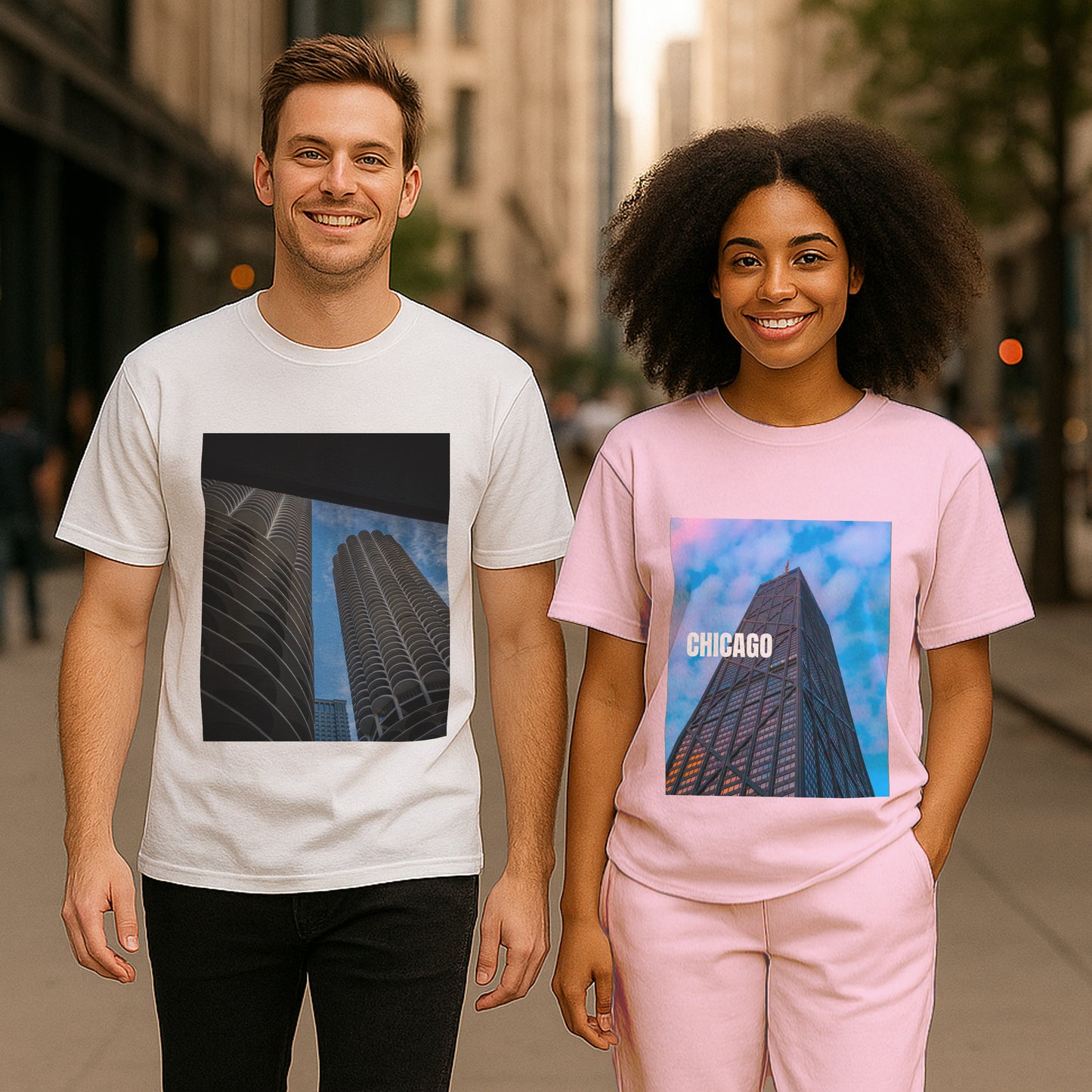 Between two concrete giants - Vintage Tee