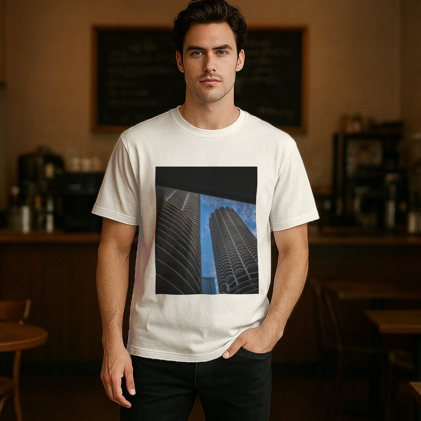 Between two concrete giants - Vintage Tee