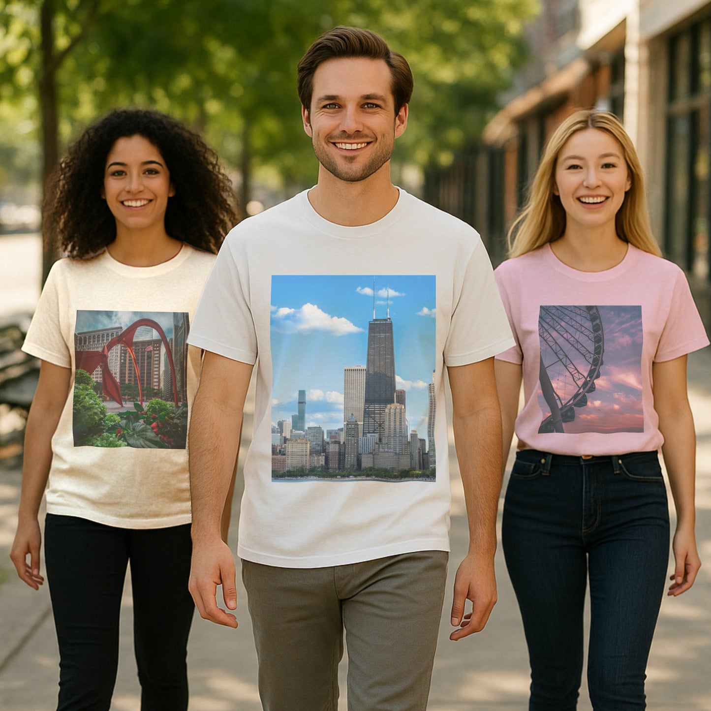 Sky High Confidence – The Hancock Tee That Elevates Your Look