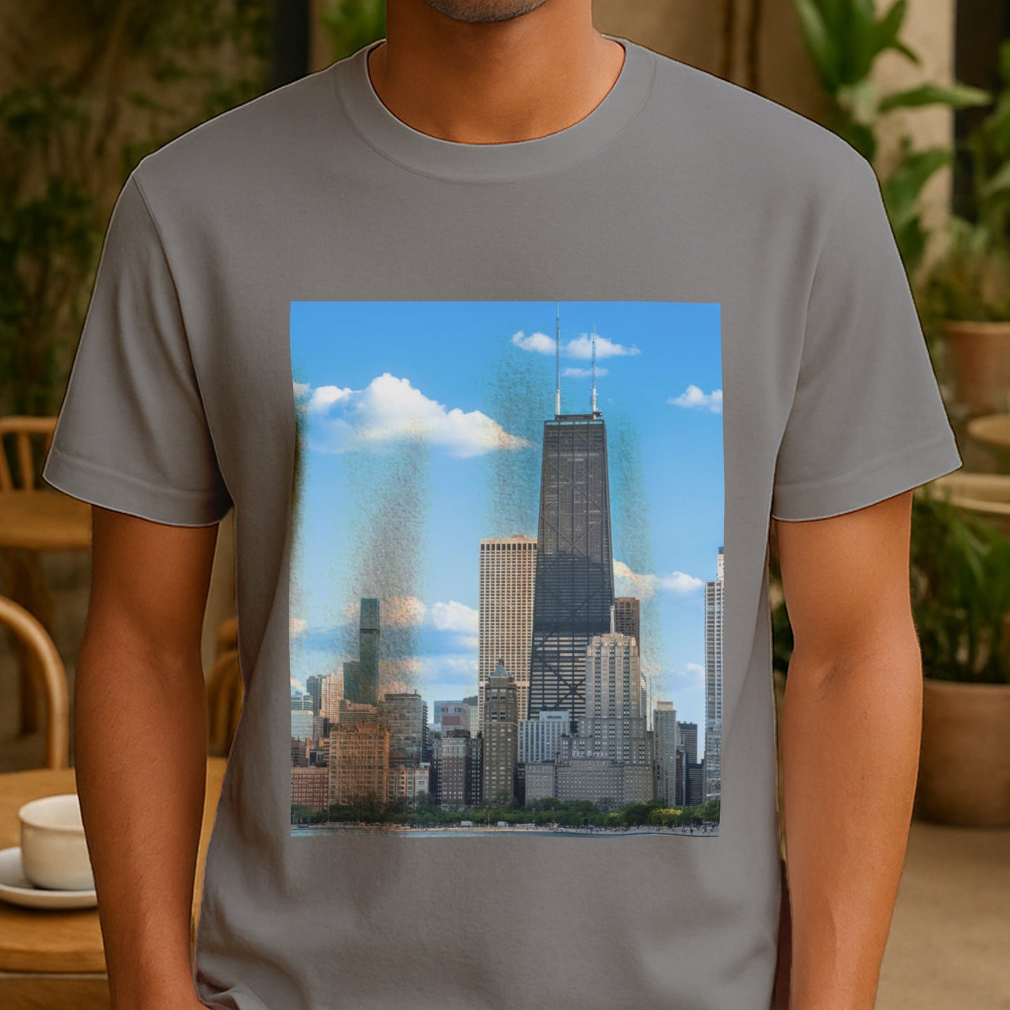 Sky High Confidence – The Hancock Tee That Elevates Your Look